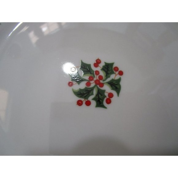 Holly Pattern Vintage Wawel Poland Cake Dessert Bread Butter Plates A Pair EUC - Picture 6 of 10